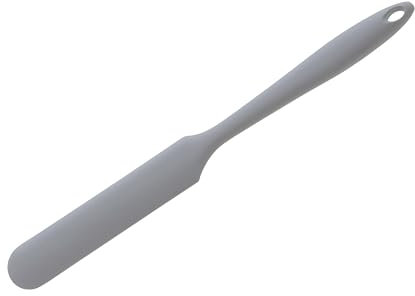 Wiltshire Silicone Palette Knife, Baking Spatula, Spreading & Smoothing Icing, Jar Scraper, Heat-Resistant Utensil, Non-Stick, Non-Scratch, Pebble Grey, 24x2.5x1cm