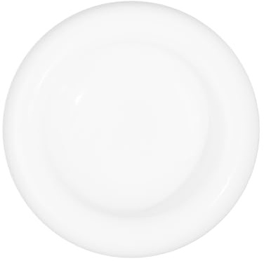 BOWLBOWL Cat & Dog Bowl, 7.3 in (18.5cm) Wide & Shallow, Premium Ceramic, Whisker-Friendly, Centers Food, No-Spill, Microwave/Dishwasher Safe, Made in Korea, Hello Bowl (Donut, Milk White)