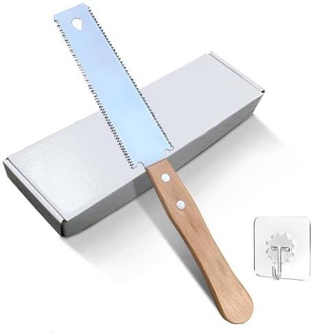 mohito handsäge holz, japanische säge,Zweischneidig Zugsäge, Japansäge Handsäge Wird mit einem nagelfreien Haken geliefert,japansäge klein für Heimwerken Holzbearbeitungswerkzeuge Outdoor Säge