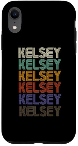 Coque pour iPhone XR Kelsey Stylet rétro vintage des années 90