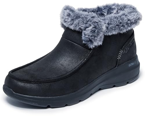 Skechers Damen Glacial Ultra Cozy Getaway Slip-InTurnschuhe