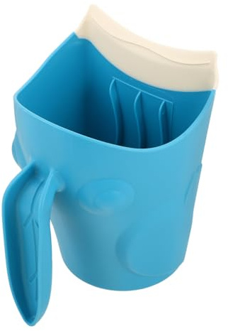 Healvian Boy Girl's Shampoo Cup Soft Rim for Bath Shower Rinse Cup Designed for Boy Girl and Toddlers Comfortable to Hold Hair Rinser and Girls