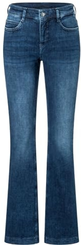 Mac - Damen 5-Pocket Jeans, Boot Authentic (5220-90-0387L)