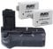 Meike Battery Grip for Canon EOS 1000D, 500D, 450D and BG-E5 Power Pack with Vertical Shutter Release and many functions (Vertical Grip/Battery Grip) – P