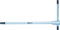 KS Tools 158.5201 Llave de pipa Torx de 3 vías con mango en T, T10