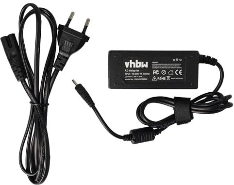 vhbw 1x Netzteil kompatibel mit Asus ZenBook UX21E, UX21E-DH52, UX21A-R7202F, UX21A-R7102F Notebook - 13,3 cm, 40 W
