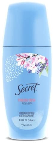 Secret Original Roll-On Antiperspirant, Powder Fresh, 1.8 oz