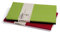 Kikkerland Writersblok Bamboo Medium Notizbuch, einfarbig, 14 x 21 cm, 2 Stück, WBB804