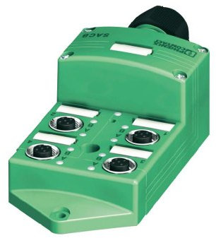 PHOENIX CONTACT SACB-6/12-L-C SCO Sensor/Aktor-Box-Grundgehäuse, Stundard Anwendung, M12-Speedcon-Buchse Metall Anschlussart, 6 Steckplätze, 5 Polzahl, A - Stundard Kodierung