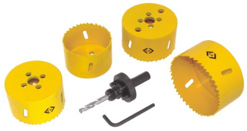 C.K 424046 Hole Saw Kit for Downlighters (6 Pieces)