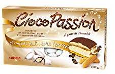 CRISPO Confetti Cioco Passion Tiramisu - weiße Farbe - 1 kg
