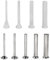 Beeketal Wurstfüller Fülltüllen aus Edelstahl für Beeketal Profi Wurstfüllmaschinen, Füllrohr mit Ø 10 mm Durchmesser, Füllrohr Länge: ca. 180 mm, Flansch Durchmesser: ca. 52 mm