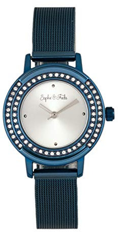 Sophie and Freda Cambridge Women's Quartz Blue Metal Alloy Bracelet Watch SAFSF4104