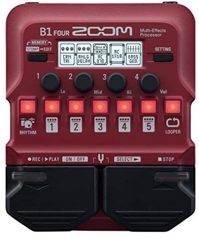 Zoom - B1 FOUR - pedaliera multieffetto, amp-simulator per basso