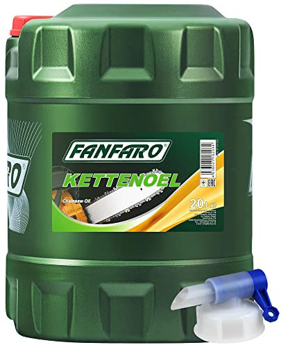 20 Liter FANFARO FF1101-20 Kettenoel Chain Saw Oil Schmieröl + Auslaufhahn