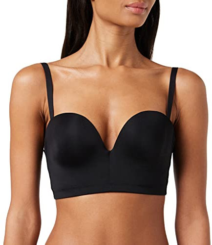 Wonderbra Femme Wonderbra Backless Bra Soutien gorge dos nu, Noir, 85B EU