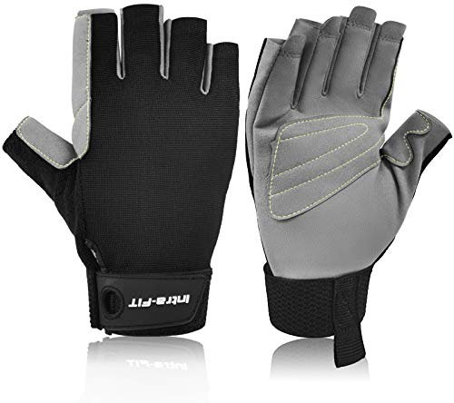 Intra-FIT Climbing Gloves, Lightweight, Breathable, Perfect for Rock, Tree, Wall, Mountain, Climbing