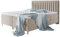 Mirjan24 Boxspringbett Nerpa, Doppelbett mit Topper und Matratze, Polsterbett mit 2 Bettkästen + Gasdruckfedern, Bett mit Kopfteil, Bettgestell für Schlafzimmer (Fresh 01, 180 x 200 cm)