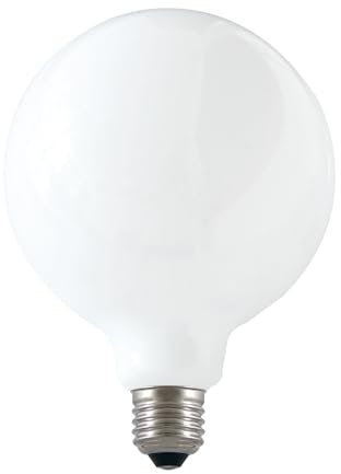 Velamp Opal-LED-Glühlampe, Globe G125, 18W / 2500lm, E27-Sockel, 6500K