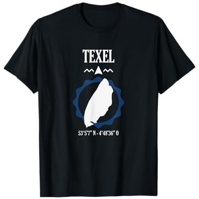 Texel Koordinaten Holland Niederlande T-Shirt