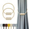Hion Magnetic Curtain Tiebacks Beige 2pcs, Curtain Tiebacks Buckles Holdbacks Holders Hooks Clip for Home Outdoor Bedroom Office Decorative Curtain