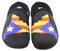 Zapatillas Casa para Hombre y Niño Bandera Cataluña Color: Negro Talla: 39 - Divertido dibujo mapa Catalunya con Senyera Independencia. Comodas y muy calentitas. Fabricadas en España. . Suela Goma.