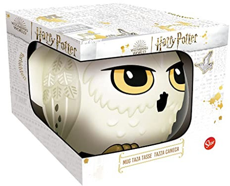 Stor Harry Potter - Mug 3D - Mug HEDWIGE - Tasse de thé - Chouette - Tasse à café - céramique