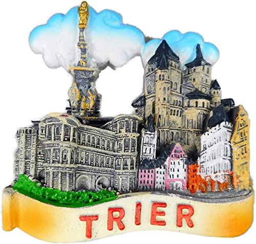 Magnet Souvenir Trier 7 x 6 x 2 cm Kühlschrankmagnet Stadt Figur Deko GCG 0750
