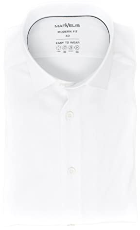 Marvelis Jersey Stretch Hemd Modern Fit 7264.84.18 Marine
