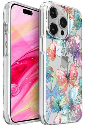 LAUT - Crystal Palette Hülle kompatibel mit iPhone 14 Pro Max (6.7) - Butterfly
