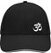 Huuraa Cappy Mütze Yoga Zeichen Geschenk Black/Light Grey Om Präsent