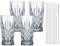 Spiegelau & Nachtmann Latte Macchiato Set Noblesse, Spülmaschinengeeignete Heißgetränke-Gläser, Glastrinkhalme 21 cm, 8-teiliges Vorteilsset, Kristallglas