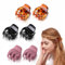 6 Pezzi Plastica da Donna Pinze per Capelli Artigli, Antiscivolo Mollettoni Fermaglio Capelli Donna, Accessori Pinze per Ciappi Capelli Piccole Fermaglio, Marrone, Nero, Colore Della Pasta di Fagioli