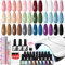 VANREESA Kit Semipermanente Unghie, 18 Coloris Kit Smalto Semipermanente Unghie con U V Lampada Set Smalto Semipermanente Unghie Regali per Donne