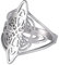 Dreamtimes Witch Knot Ring für Frauen Edelstahl Bar Ringe Keltisch Quaternary Witchcraft Witch Knot Ring Witchcraft Amulett Geschenkschmuck (10)