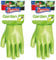 Spontex Garden, vielseitige Gartenhandschuhe für feuchte Gartenarbeiten, verstellbares Bündchen - 1 Paar, Gr. S (Packung mit 2)