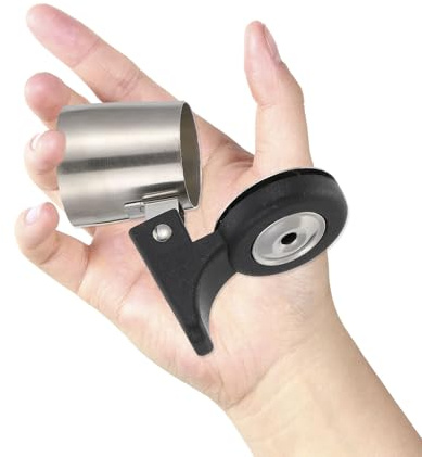 jojofuny 2pcs Stainless Steel Beeping Kettle Spout Water Boiler Flute Whistling Kettle Alarm Tip Teapot Lid Water Boiling Flute