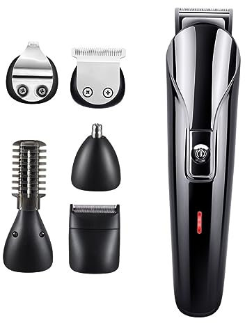 FRCOLOR 1ensemble Tondeuse Électrique Multi-fonctions Avec Chargement Usb Kit De Coupe De Cheveux Pratique Et Ergonomique Pour Voyages