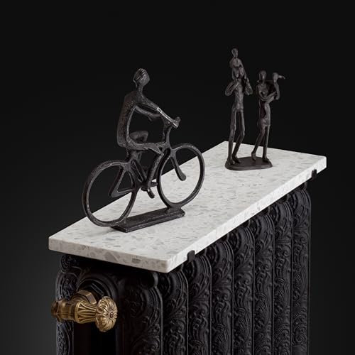 LINEA OGGI TABLETTE DE RADIATEUR EN TERRAZZO CARRARA 20X80 CM EP 2 CM FINITION ADOUCI