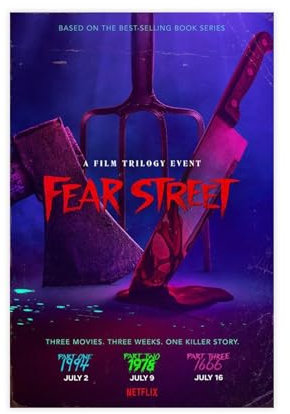 DEZARO Filmposter Fear Street Trilogy, Leinwand-Poster, Schlafzimmer, Dekoration, Sport, Landschaft, Büro, Raumdekoration, Geschenk, ungerahmt, 30 x 45 cm