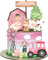 Kuchendekoration mit Bauernhoftieren,Bauernhof Party Herzstücksticks,Farm Tier Cupcake Verpackung und Topper für Bauernhof Thema Party für Kinder Geburtstag Baby Shower (Rosa)