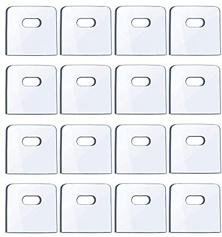 Dariokki 16 Set/ 32 Teile Durchsichtige Vertikale Rollo Reparatur Laschen, Vertikale Rollo Reparatur Lamellen Schoner, Vertikale Rollos Lamellen