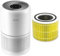Levoit Air Purifier for Home Bedroom with HEPA & Carbon Air Filters CADR 187 m³/h, 80m² & Air Purifier Pet Allergy Replacement Filter, 3-in-1 HEPA, High-Efficiency Activated Carbon