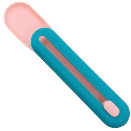 JinliangGuo One Piece Plastic Cat Strip Squeeze Spoon Cute Fashionable Cat Wet Food Spoon Safe Lickable Cat Treats Spoon for Dogs and Cats