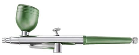 BYCUFF Aérographe Portable à Action, Buses de 0,3 Mm, Stylo Aérographe pour Modèle de Gâteau, Peinture de Voiture, Beauté, Jet D'Encre, Facile à Utiliser – Vert
