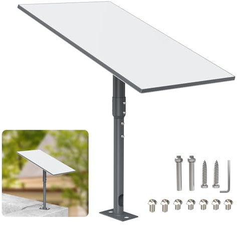 EDUP Starlink Vertikale Halterung, Starlink Montagesatz für Gen 3 Dishy, Starlink Kit mit integriertem Rohradapter, Satellitenantennen Kit mit Installationswerkzeugen, Schrauben