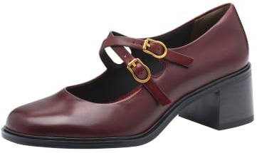 Tamaris Damen Pumps Leder rot 40