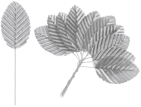 M METERXITY 20-Pack Artificial Silk Leaf, Faux Wire Single Leaves, Fake Flower Leaf with Stem for DIY Bouquet/Wreaths/Wedding/Garland/Party Decorations, Fake Rose Craft Leaves [Silver]