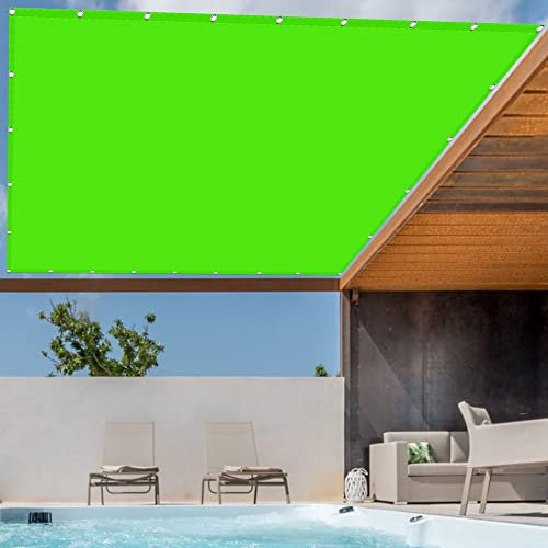 Tender Green Rechteckiger wasserdichter Garten-Sonnenschutz, 1,2 x 3 m, ideal für den Außenbereich, Garten, Terrasse, Party, Hinterhof, Camping, inklusive kostenlosem Seil für einfache Installation.