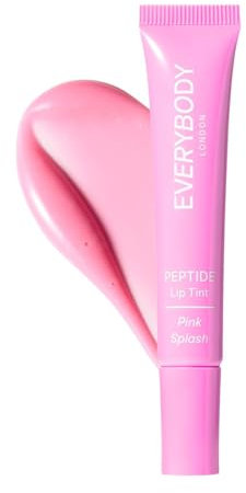 EVERYBODY LONDON - Lip Balm with Gentle Tint and Peptides, Moisturizing (Pink Splash)